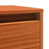 vidaXL Wandschrank Wachsbraun 100 x 30 x 35 cm Massives Kiefernholz