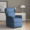 vidaXL Relaxsessel Blau Stoff
