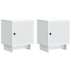 vidaXL Nachttisch 2 pcs Wei&szlig; 43 x 34,5 x 50 cm Holzwerkstoff