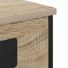 vidaXL Nachttisch mit Regal Sonoma-Eiche 41 x 31 x 76 cm Holzwerkstoff