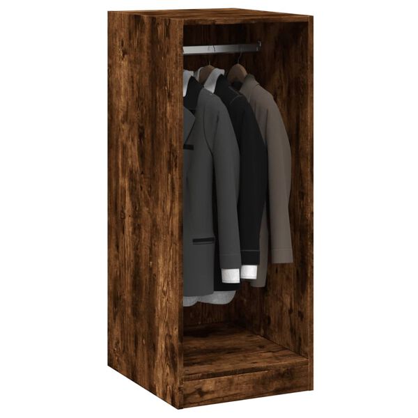 vidaXL Kleiderschrank Räuchereiche 48x41x102 cm Holzwerkstoff