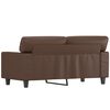 vidaXL 2-Sitzer-Sofa Braun 120 cm Kunstleder