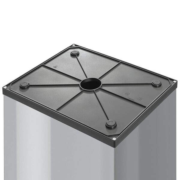 Hailo Abfallbeh&auml;lter Big-Box Swing Gr&ouml;&szlig;e L 35 L Silbern 0840-121