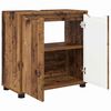 vidaXL Badezimmerwaschbecken-Schrank mit Regal Altholz 60 x 30 x 60 cm