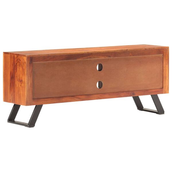 vidaXL TV-Schrank 122x30x49 cm Massivholz Akazie