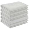 vidaXL Tischdecke 5 stk. Rund Wei&szlig; &Oslash; 180 cm