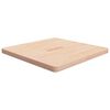 vidaXL Tischplatte Quadratisch 70x70x4 cm Eichenholz Unbehandelt