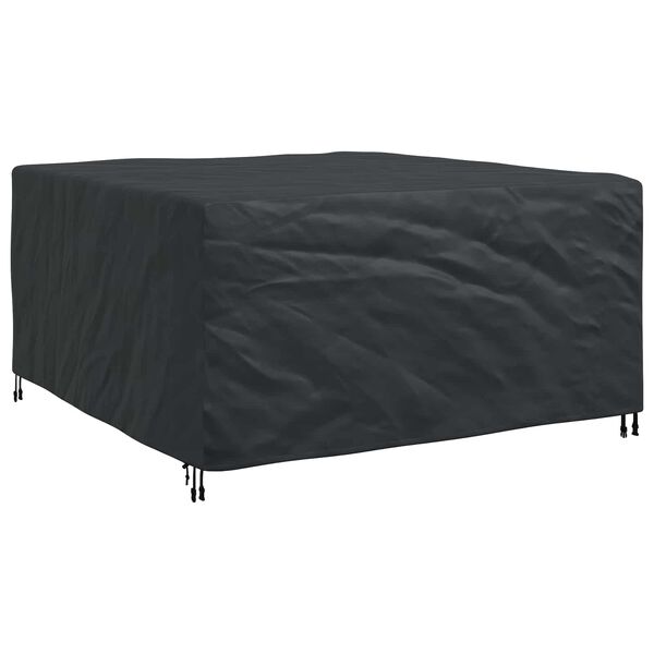 vidaXL Möbelbezug Uni Schwarz 180 x 190 x 85 cm 210D