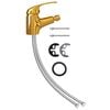 vidaXL Badezimmer Bidet Mischbatterie Golden 13x12 cm