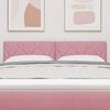 vidaXL Kopfteil mit Kopfteil Rosa 160 cm Samt