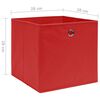 vidaXL Aufbewahrungsboxen 10 Stk. Vliesstoff 28x28x28 cm Rot