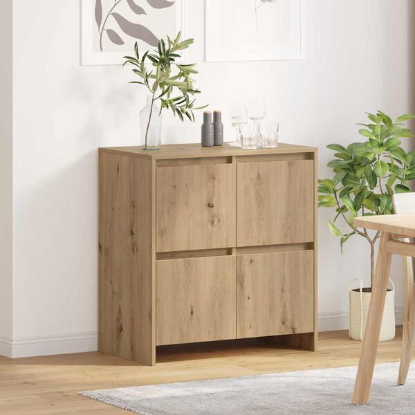 vidaXL Sideboard Artisan-Eiche 70 x 41 x 75 cm Holzwerkstoff