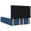 vidaXL Ottoman-Bett mit Matratze Blau 140x200 cm Stoff