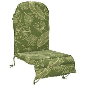 vidaXL Sonnen-Lounger Kissen GEMERT 100 % Polyester Blattdesign