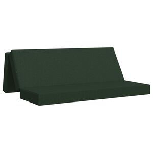 vidaXL Klappsofa Bett 200 x 67 x 45 cm Dunkelgr&uuml;n