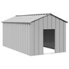 vidaXL Hundeh&uuml;tte mit Dach 114x202x101 cm Verzinkter Stahl