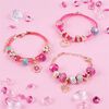 make it real 27-tlg. Armb&auml;nder-Bastelset Halo Charms Think Pink