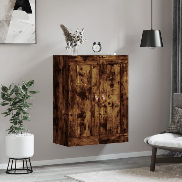vidaXL Wandschrank R&auml;uchereiche 69,5x34x90 cm Holzwerkstoff