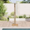 vidaXL Garten Dusche Beige 60 x 80 x 214 cm Poly Rattan