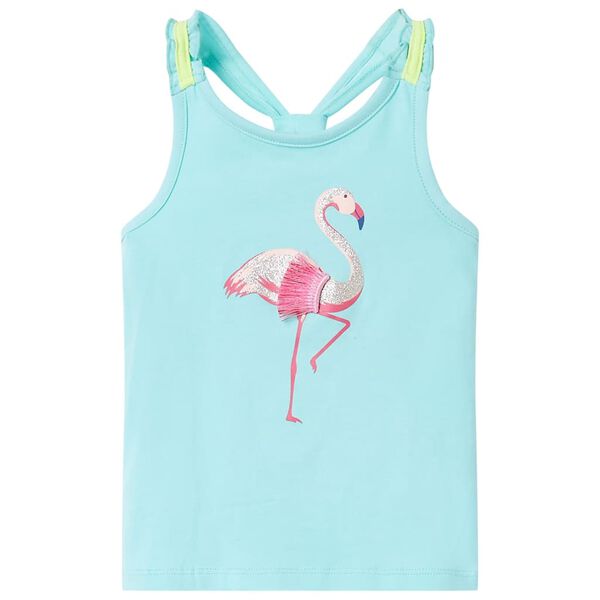 Kinder-Tanktop Helles Minzgr&uuml;n 128