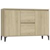 vidaXL Sideboard Sonoma-Eiche 102x35x70 cm Holzwerkstoff