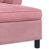 vidaXL Lounge-Liege mit Kissen Rosa 91 x 157 x 91 cm Samt