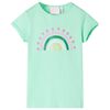 vidaXL Kinder-T-Shirt Knallgr&uuml;n 92