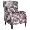 vidaXL Relaxsessel Blumenmuster Stoff