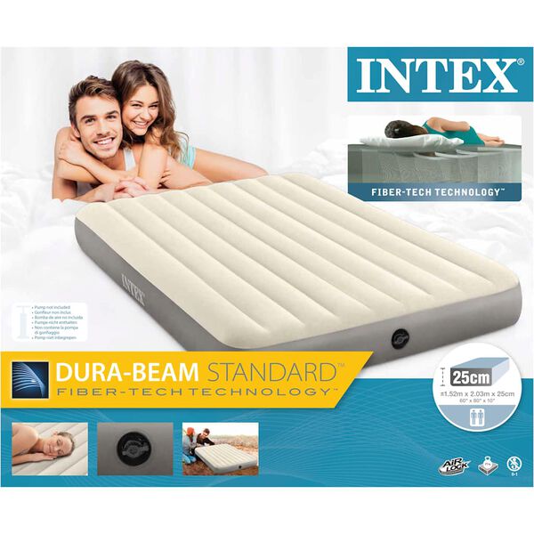 Intex Luftbett Dura-Beam Standard Single-High 152x203x25 cm