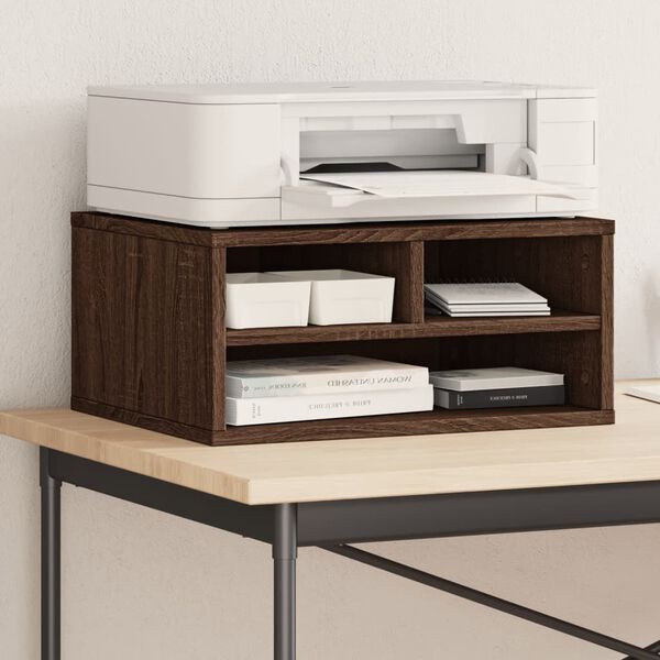 vidaXL Druckerst&auml;nder Braun Eichen-Optik 49x40x22,5 cm Holzwerkstoff
