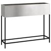 vidaXL Hochbeet Gartenpflanzer Silber 100 x 26 x 82 cm Edelstahl