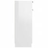 vidaXL Badschrank Hochglanz-Weiß 32x33,5x90 cm Holzwerkstoff