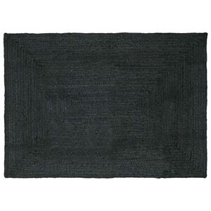 vidaXL Bereichsteppich Dunkelgrau 200 x 290 cm Jute