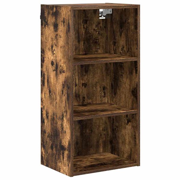 vidaXL H&auml;ngeschrank Ger&auml;ucherte Eiche 40 x 29,5 x 80 cm Holzwerkstoff