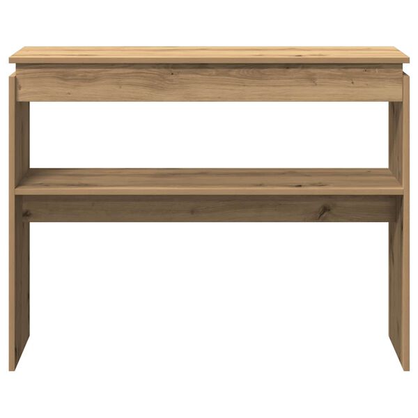 vidaXL Konsolentisch Artisan-Eiche 102x30x80 cm Holzwerkstoff