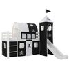 vidaXL Kinderhochbett-Rahmen mit Rutsche &amp; Leiter Kiefernholz 97x208cm
