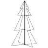 vidaXL Weihnachtsbaum in Kegelform 160 LEDs Indoor & Outdoor 78x120 cm