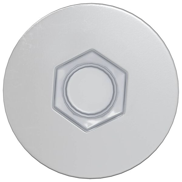 vidaXL Confirmat-Schrauben 12 pcs Silber Metall