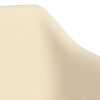 vidaXL Esszimmerstuhl Drehbar Creme Samt