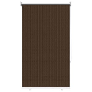 vidaXL Au&szlig;enrollo 90% UV-Block Braun 80 x 230 cm HDPE