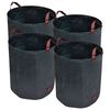 Garten-Abfallbeutel Gr&uuml;n 4 St&uuml;ck 272 L 150 g/ m&sup2;