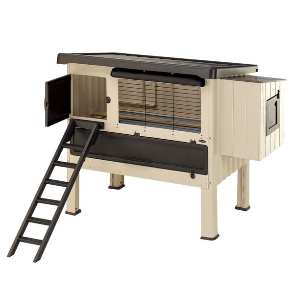 Ferplast H&uuml;hnerstall Happy Farm 120 Kunststoff Beige 57320000