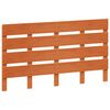 vidaXL Kopfteil Wachsbraun 150 cm Massivholz Kiefer
