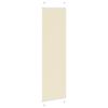 vidaXL Plissee Creme 55x200 cm Stoffbreite 54,4 cm Polyester