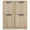 vidaXL Sideboard Sonoma-Eiche 60x30x70 cm Holzwerkstoff