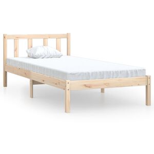 vidaXL Massivholzbett Kiefernholz 100x200 cm