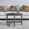 vidaXL Couchtisch Grau &Oslash; 62,5x45 cm Massivholz Kiefer