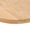 vidaXL Tischplatte 80x40x4 cm Massivholz Eiche Oval
