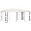 vidaXL Pavillon 3&times;6 m Creme Stoff