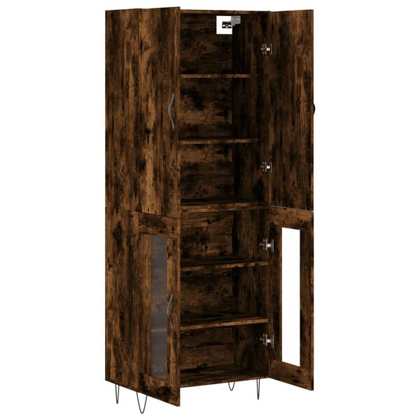 vidaXL Highboard R&auml;uchereiche 69,5x34x180 cm Holzwerkstoff